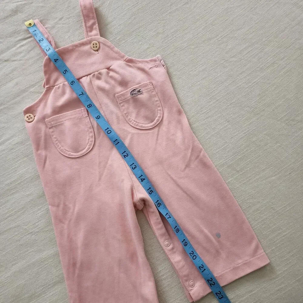 Vintage Lacoste Light Pink Bodysuit 12 months *flaw